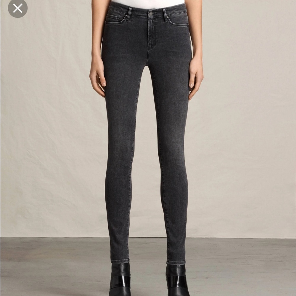 All Saints Size 27 Women’s Gray Denim Jeans “Grace”
